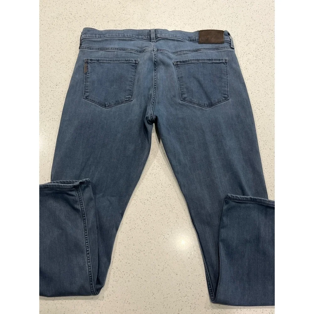 PAIGE Federal Slim Straight Leg Jeans Mens 34 Blue Transcend Denim Pants